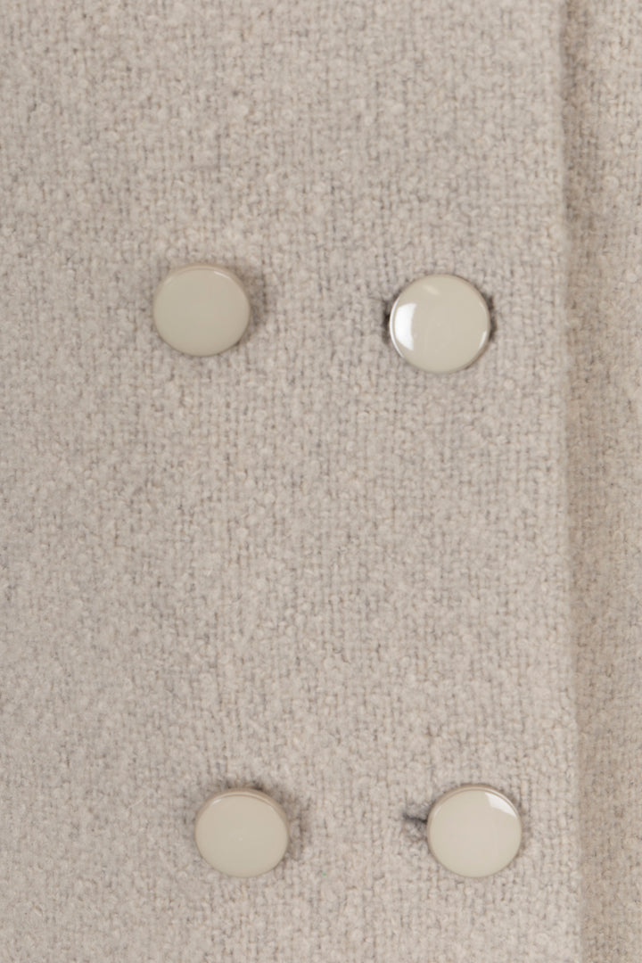 BALENCIAGA by Nicolas Ghesquière Cream Wool Bouclé Jacket