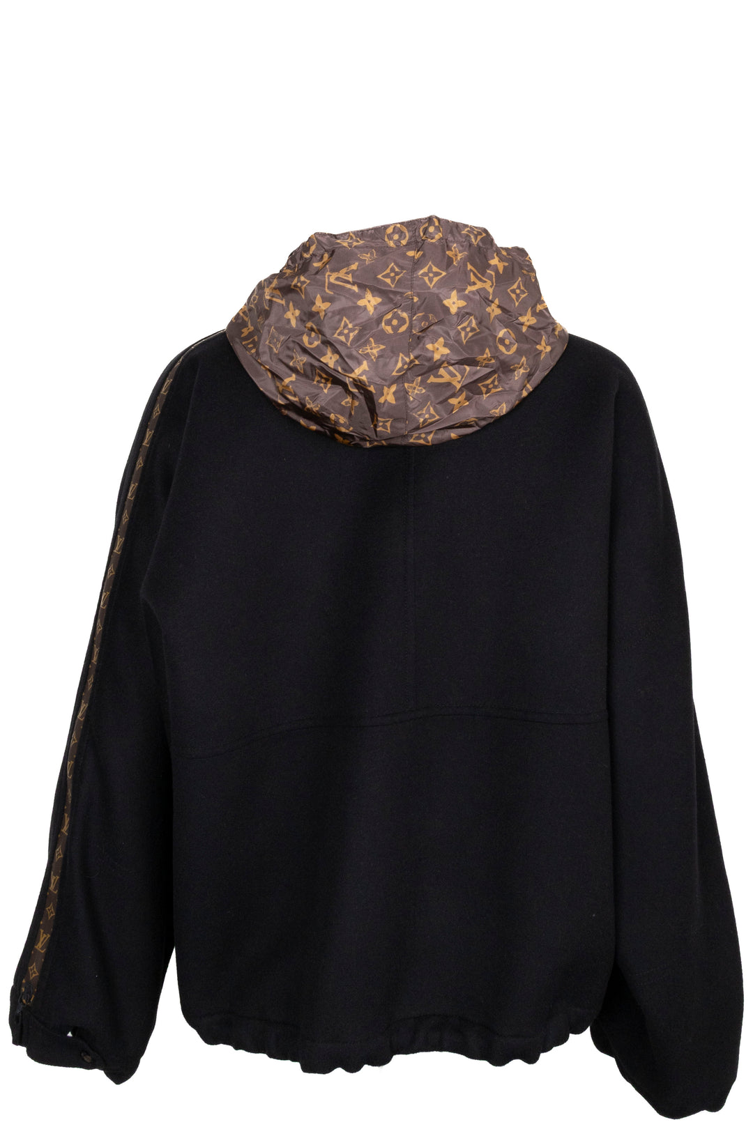 LOUIS VUITTON MNG Detail Zip Bomber Jacket Wool Black