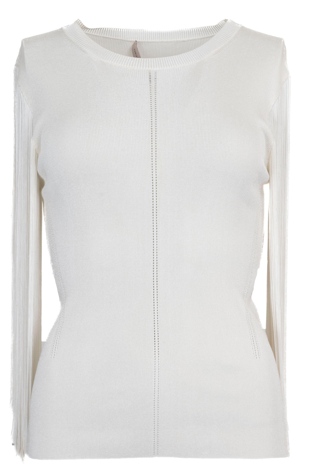 CHRISTOPHER KANE Fringe Top Ivory