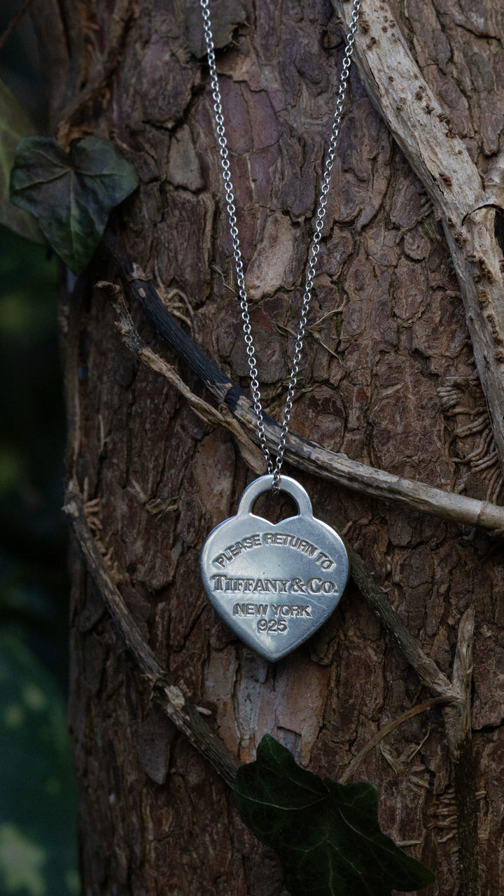 TIFFANY&CO. Return to Tiffany Heart Pendant Necklace Silver