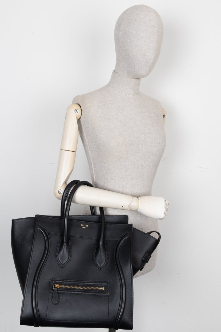 CELINE Medium Phantom Luggage Tote Black