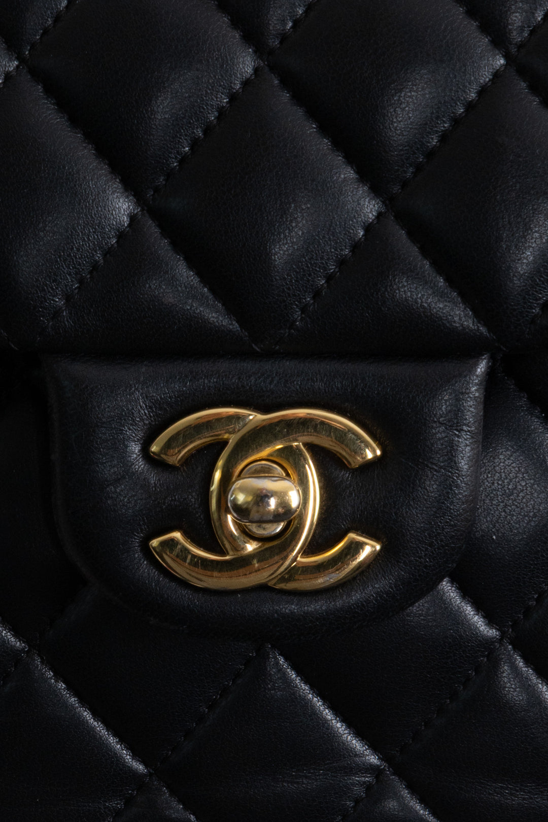 CHANEL Double Flap Bag Small Black