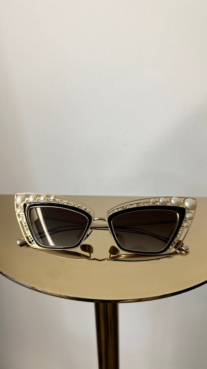 DOLCE&GABBANA Cat Eye Sunglasses Pearls 2254H