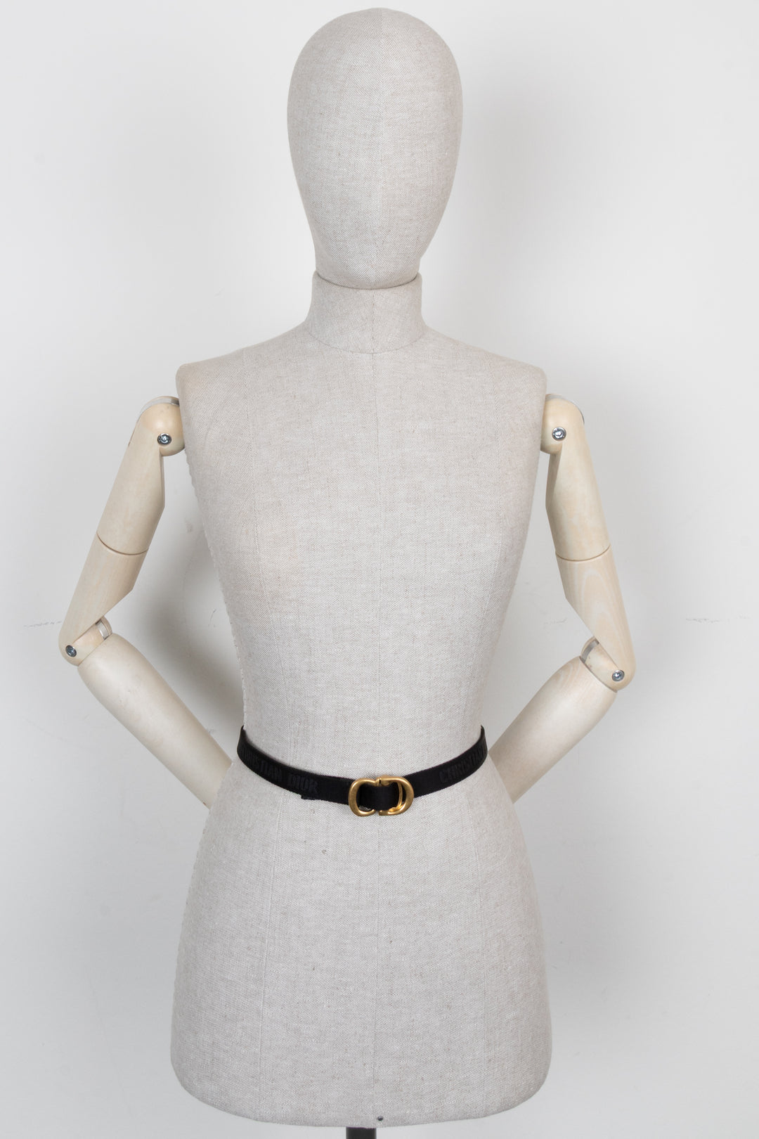 CHRISTIAN DIOR Ceinture CD Noir