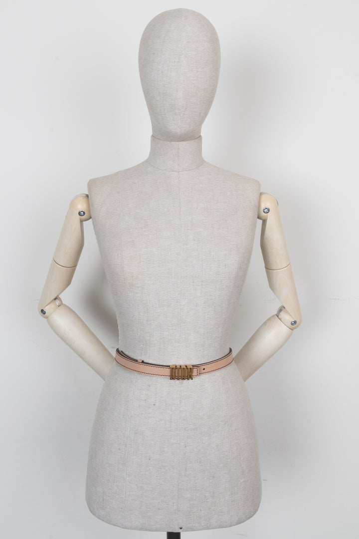 Ceinture CHRISTIAN DIOR à logo 3D rose