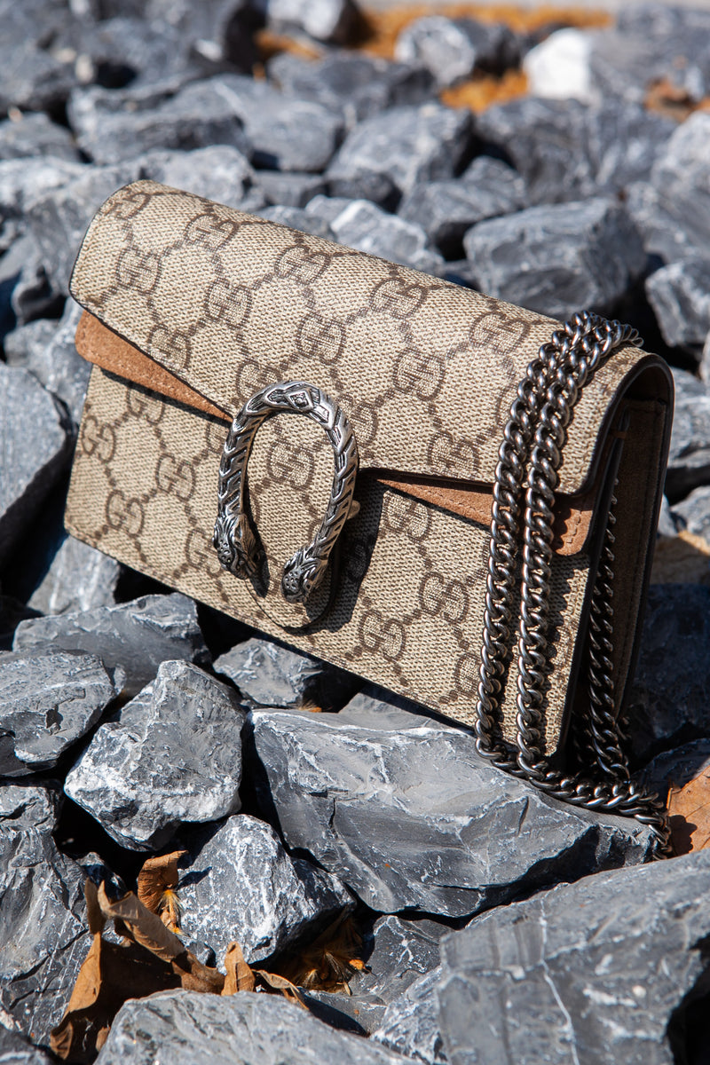 GUCCI Mini Dionysus GG Supreme Beige