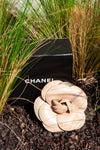 CHANEL Camelia Leather Beige