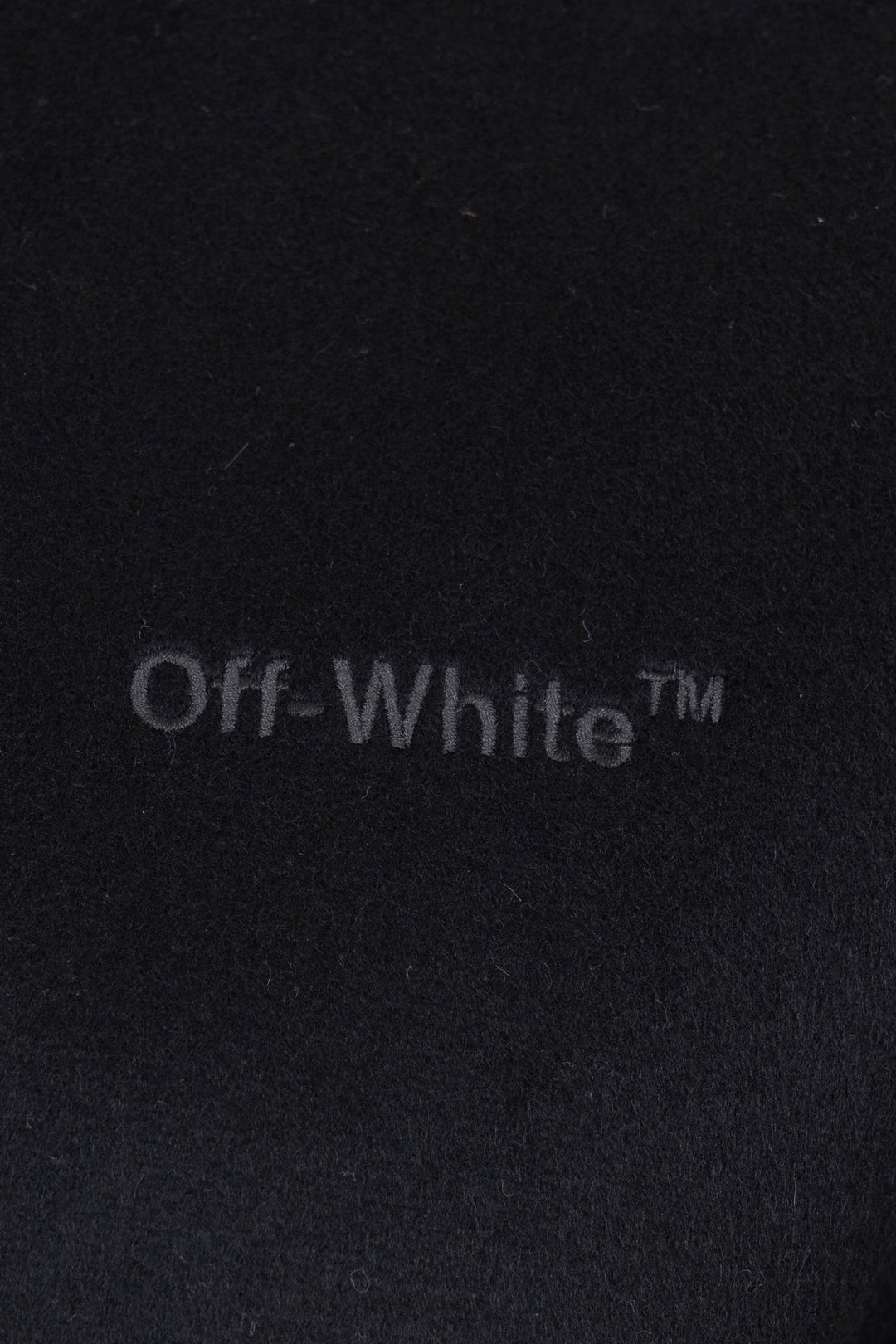 OFF-WHITE Permanent Bomber Jacket Wool Black