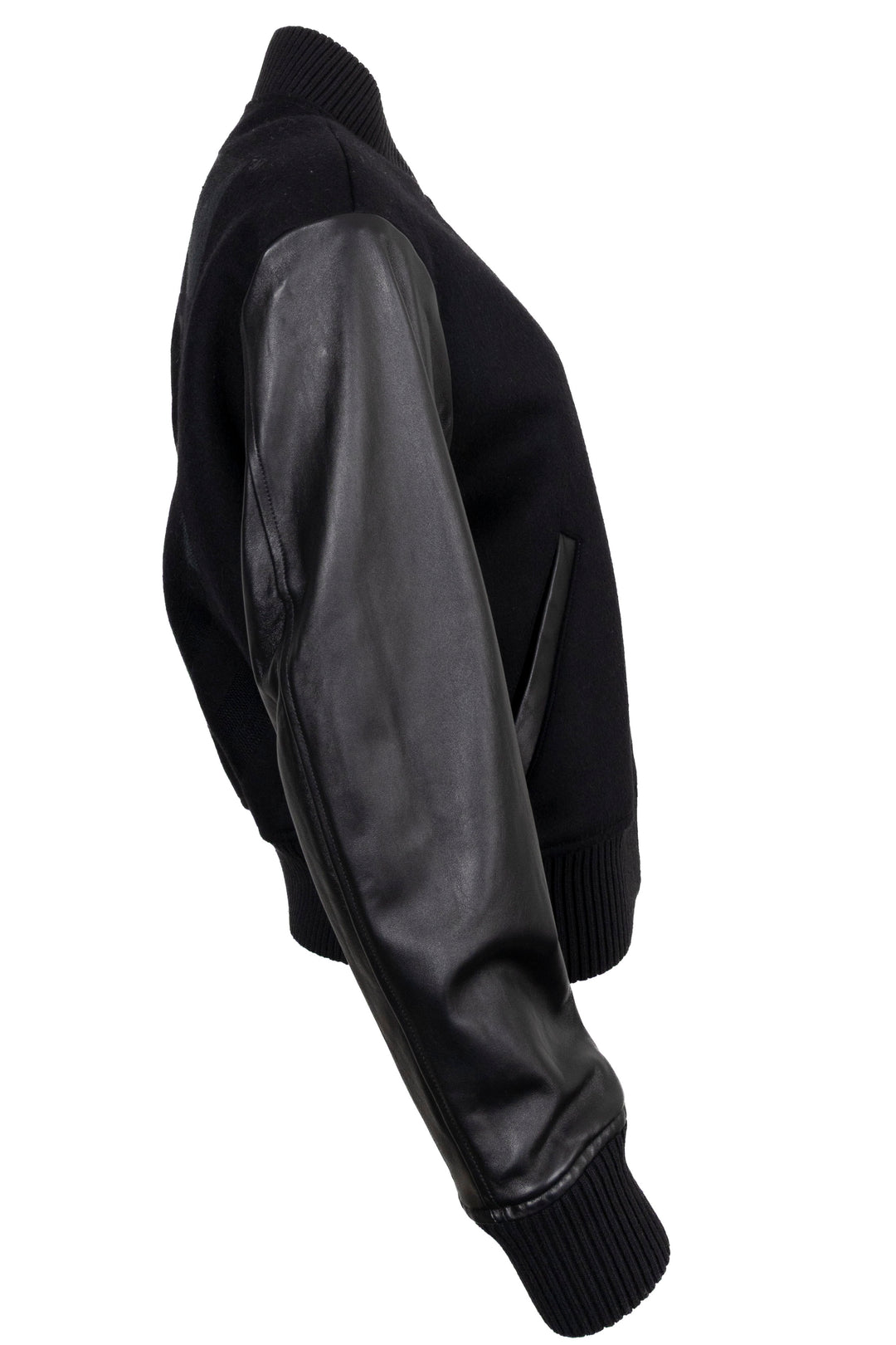 OFF-WHITE Permanent Bomber Jacket Wool Black