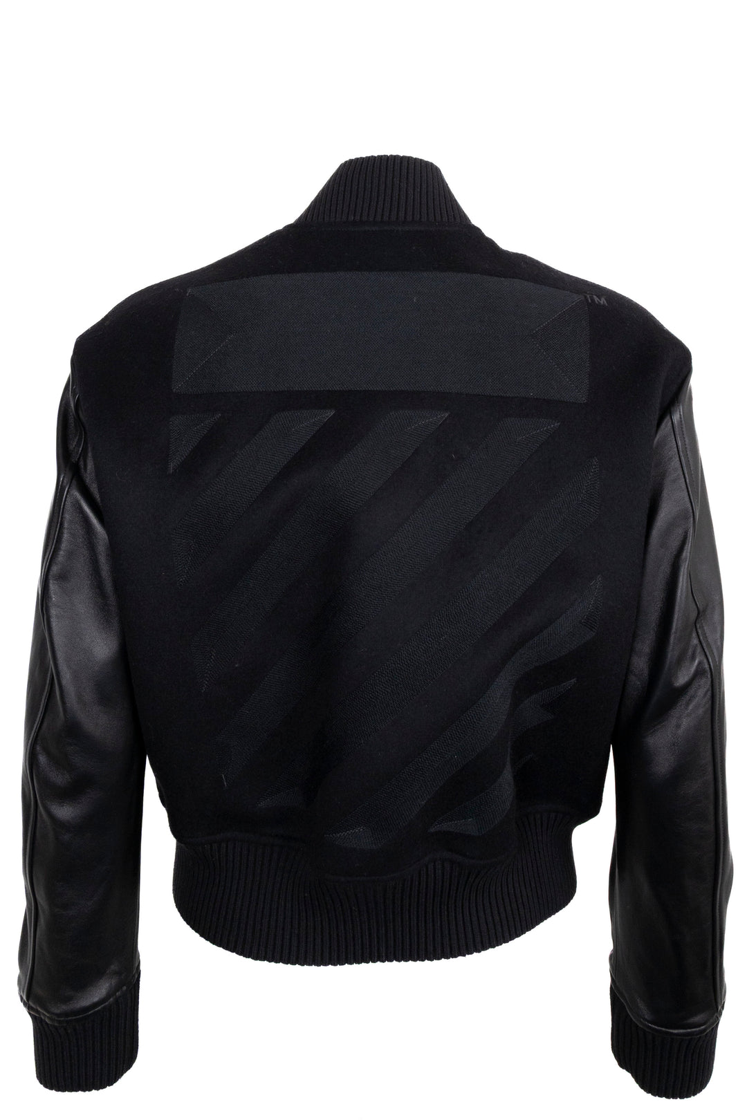 OFF-WHITE Permanent Bomber Jacket Wool Black