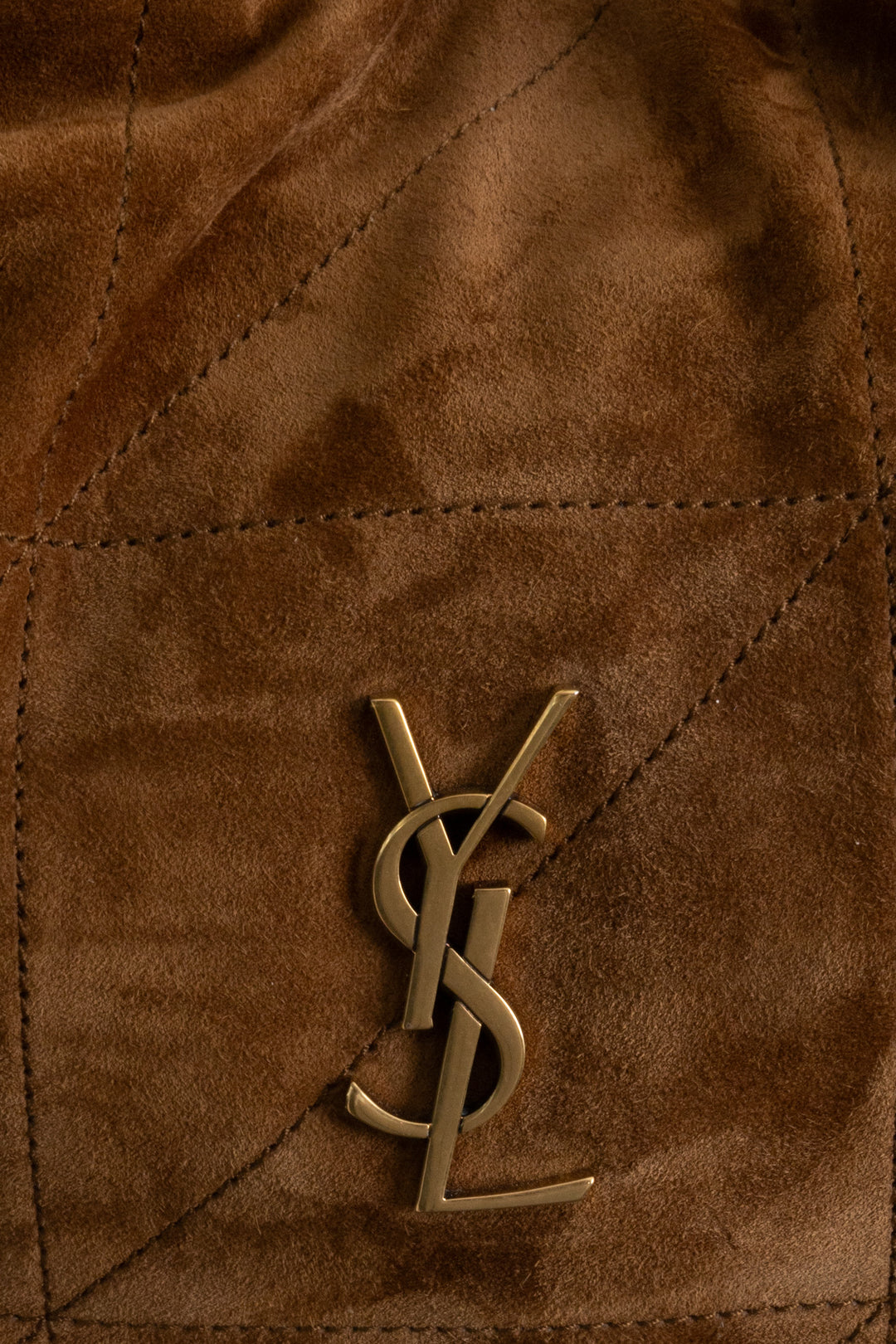 SAINT LAURENT Sac bandoulière Jamie en daim Cognac