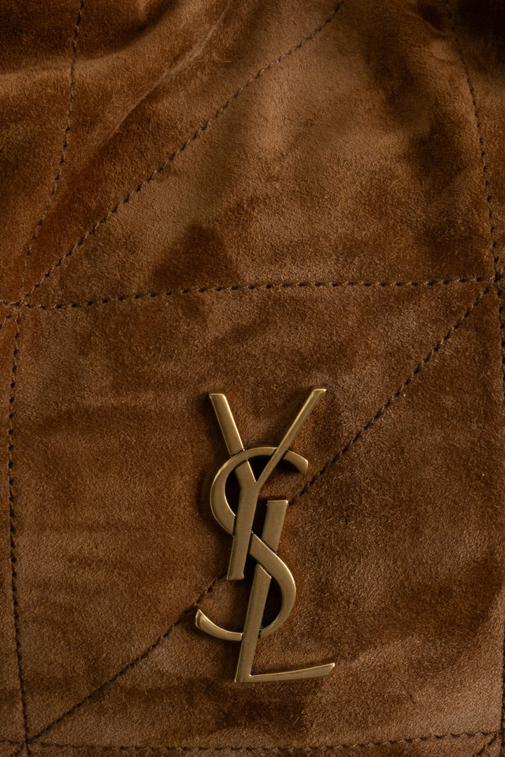 SAINT LAURENT Sac bandoulière Jamie en daim Cognac