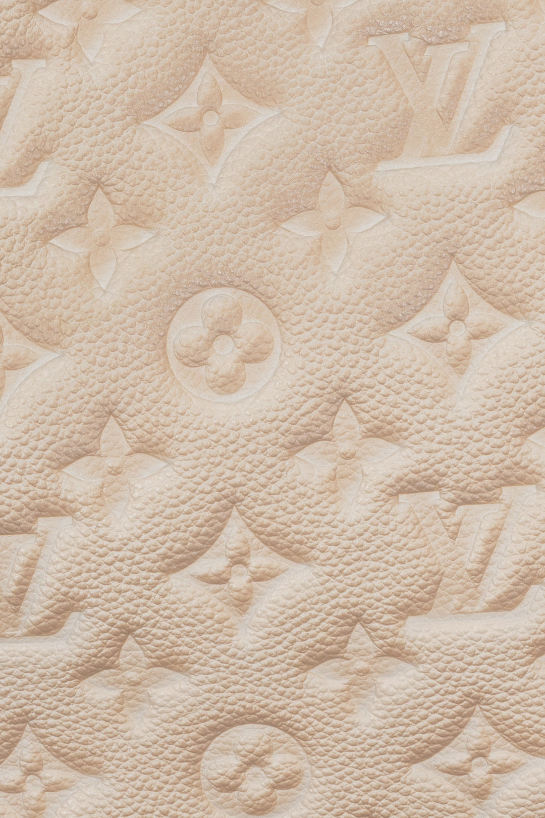 LOUIS VUITTON Stardust Empreinte Neverfull MM Leather Beige