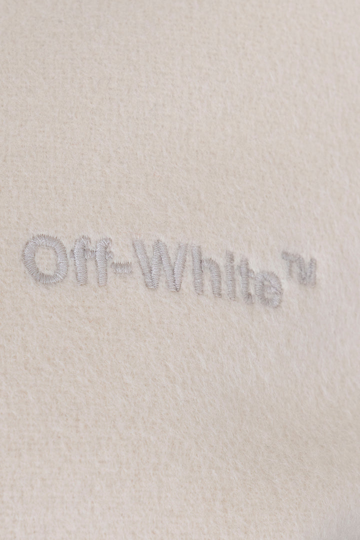 Blouson bomber permanent OFF-WHITE en laine ivoire