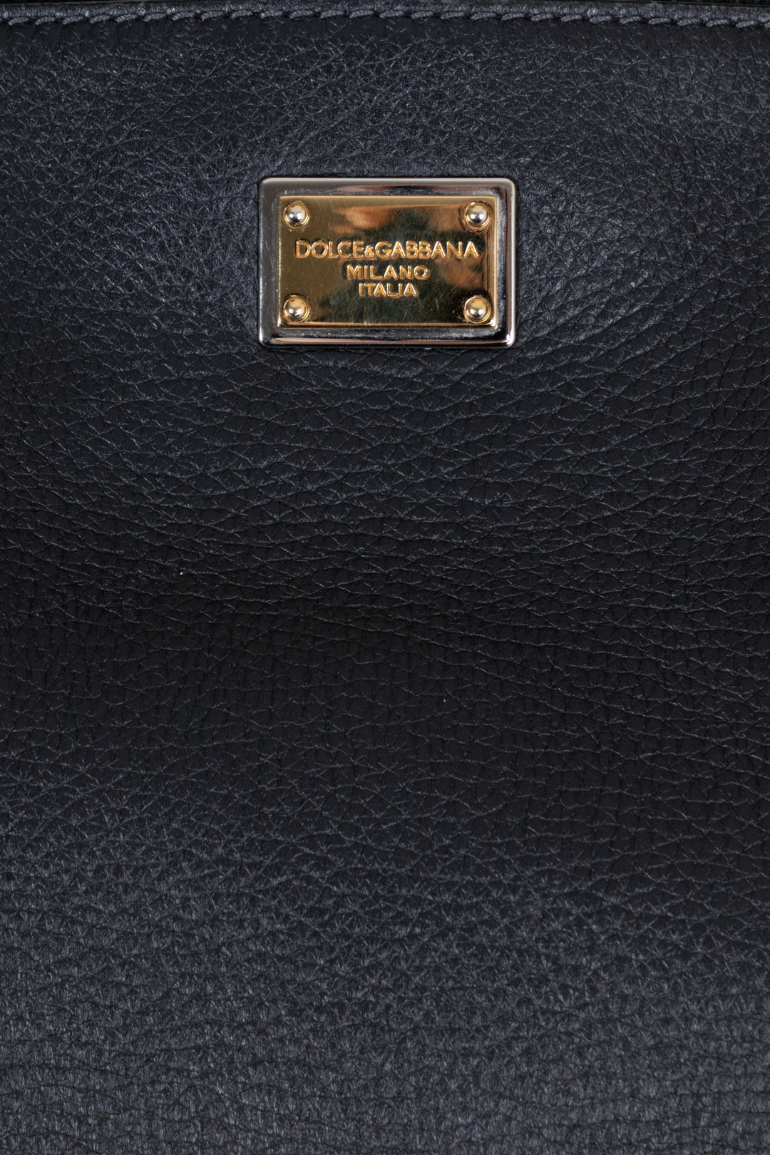 Grand sac cabas Sicily 62 DOLCE & GABBANA en cuir noir