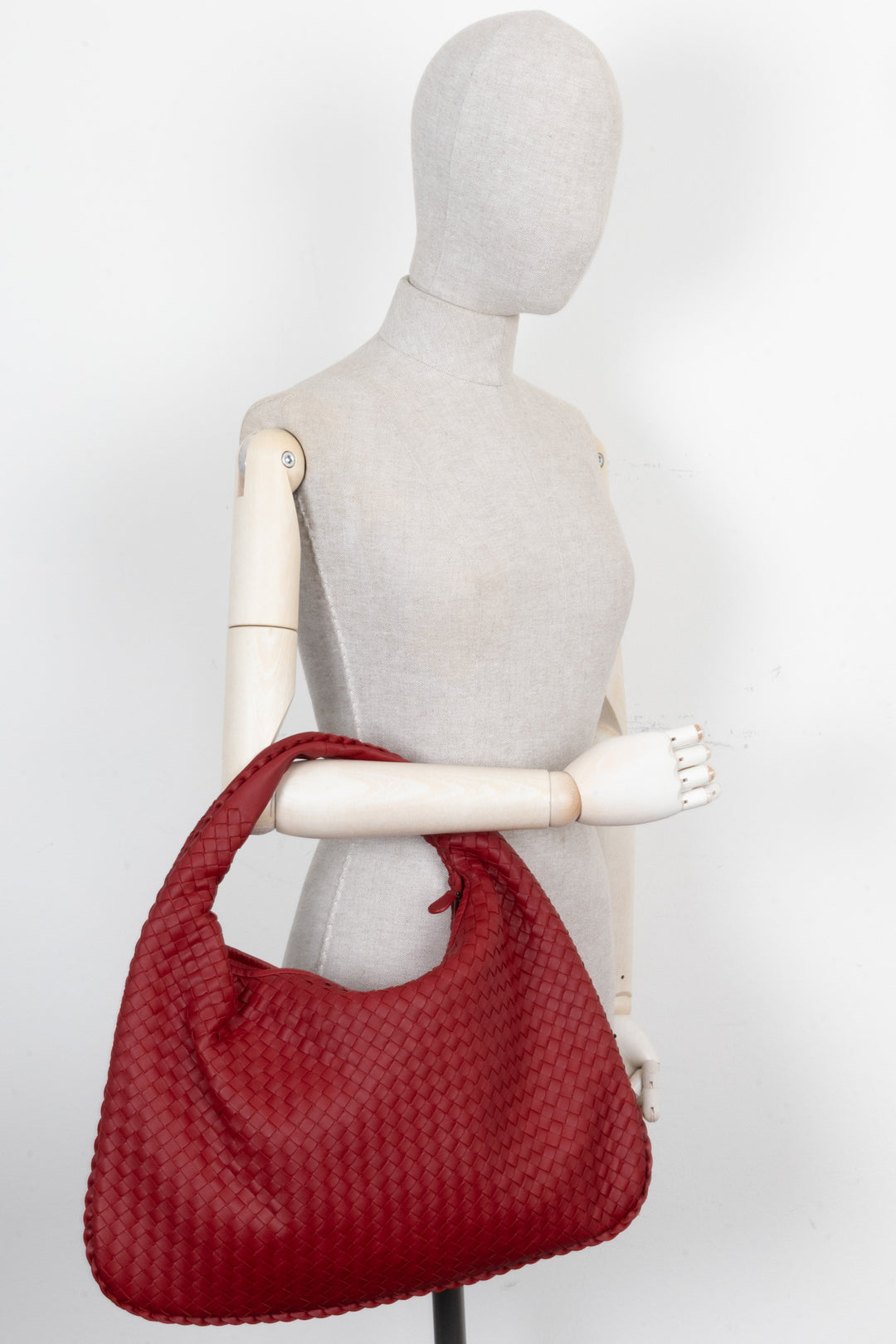 Sac Hobo Intrecciato Rouge BOTTEGA VENETA