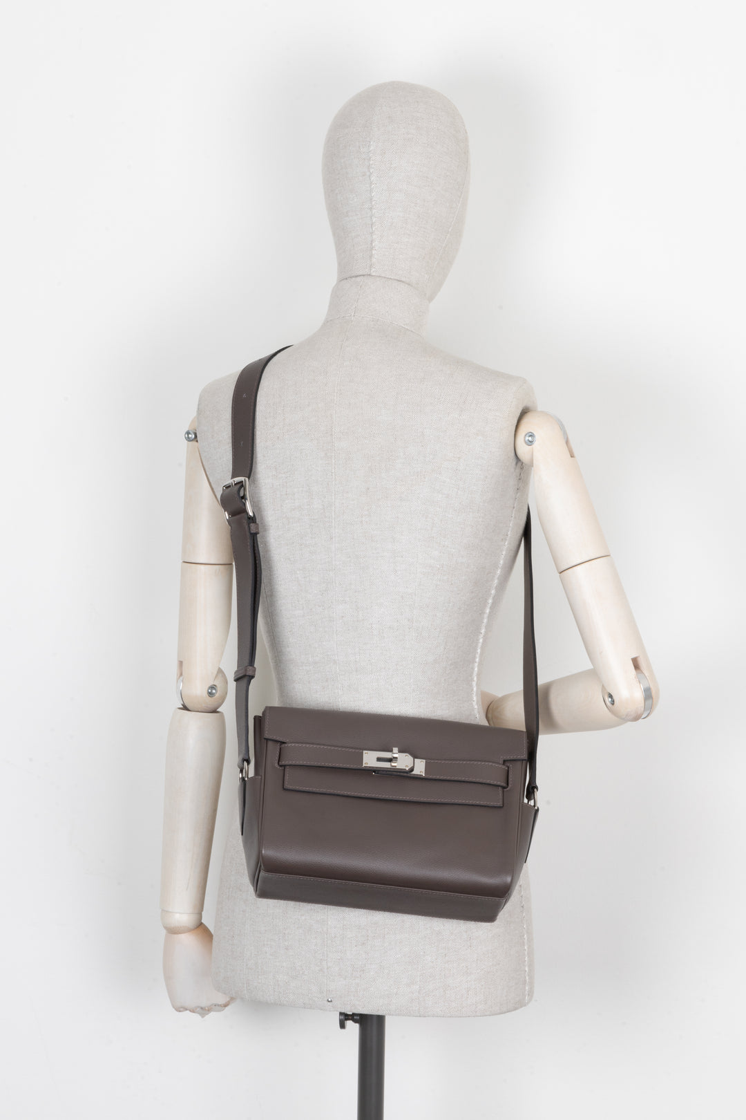 HERMÈS Kelly Messenger PM Evercolor Ecorce
