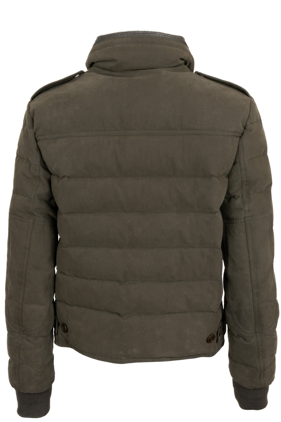 SAINT LAURENT 2017 Quilted Jacket Cotton Khaki