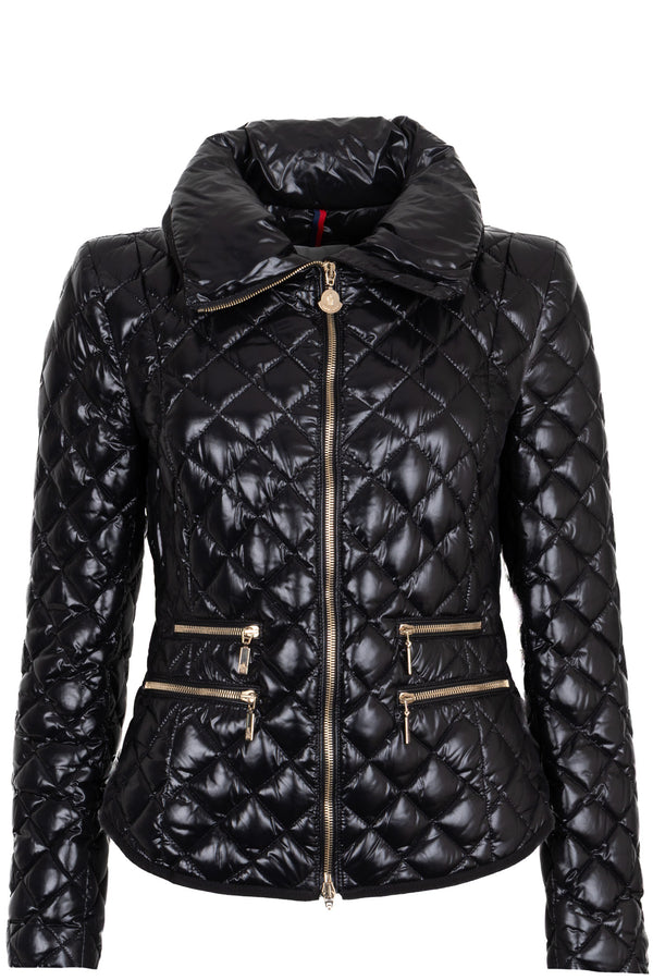 MONCLER Guery Diamond Quilted Down Jacket Black