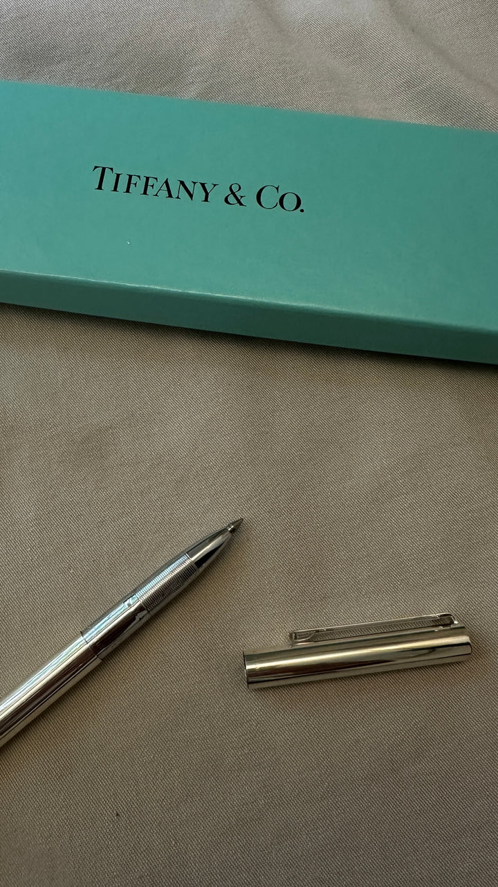 TIFFANY&CO T-Clip Pen Silber
