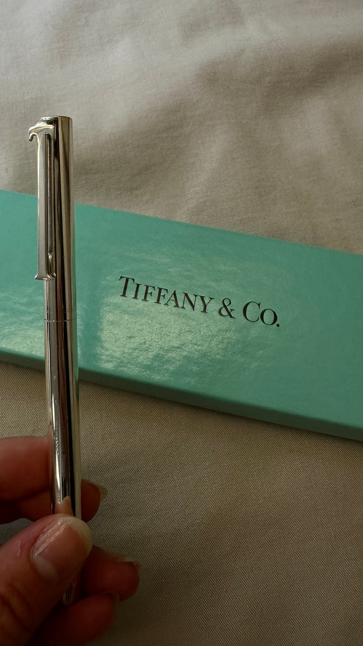 TIFFANY&CO T-Clip Pen Silber