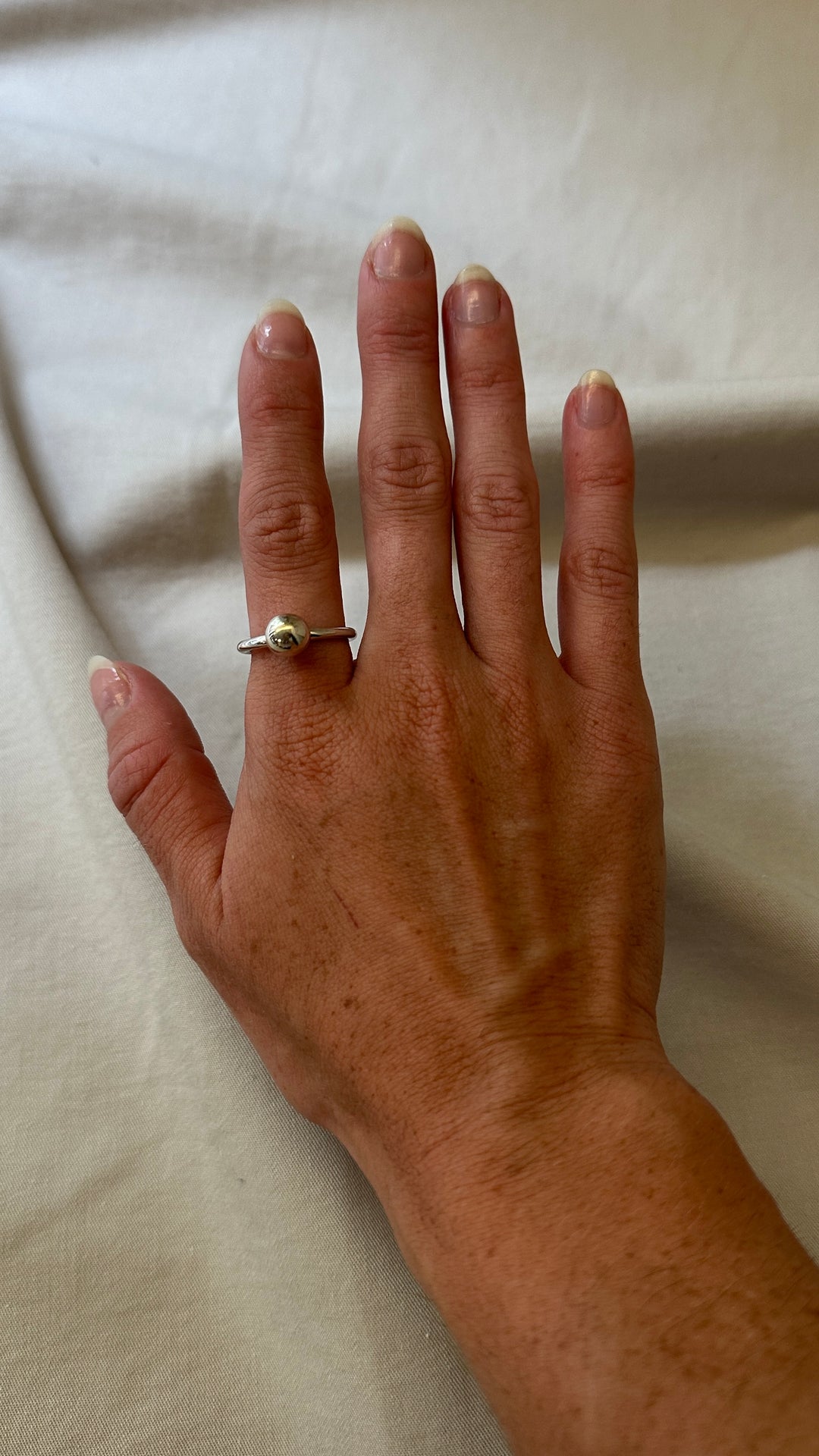 TIFFANY&CO Small Hardware Ring Sterling Silver