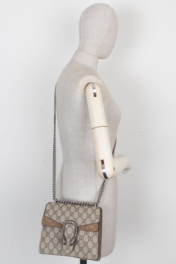 GUCCI Small Dionysus Crossbody Bag Supreme Canvas