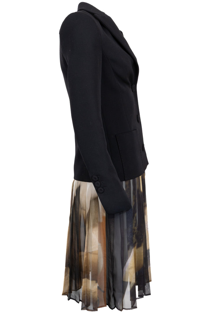 Robe blazer MOSCHINO en laine noir