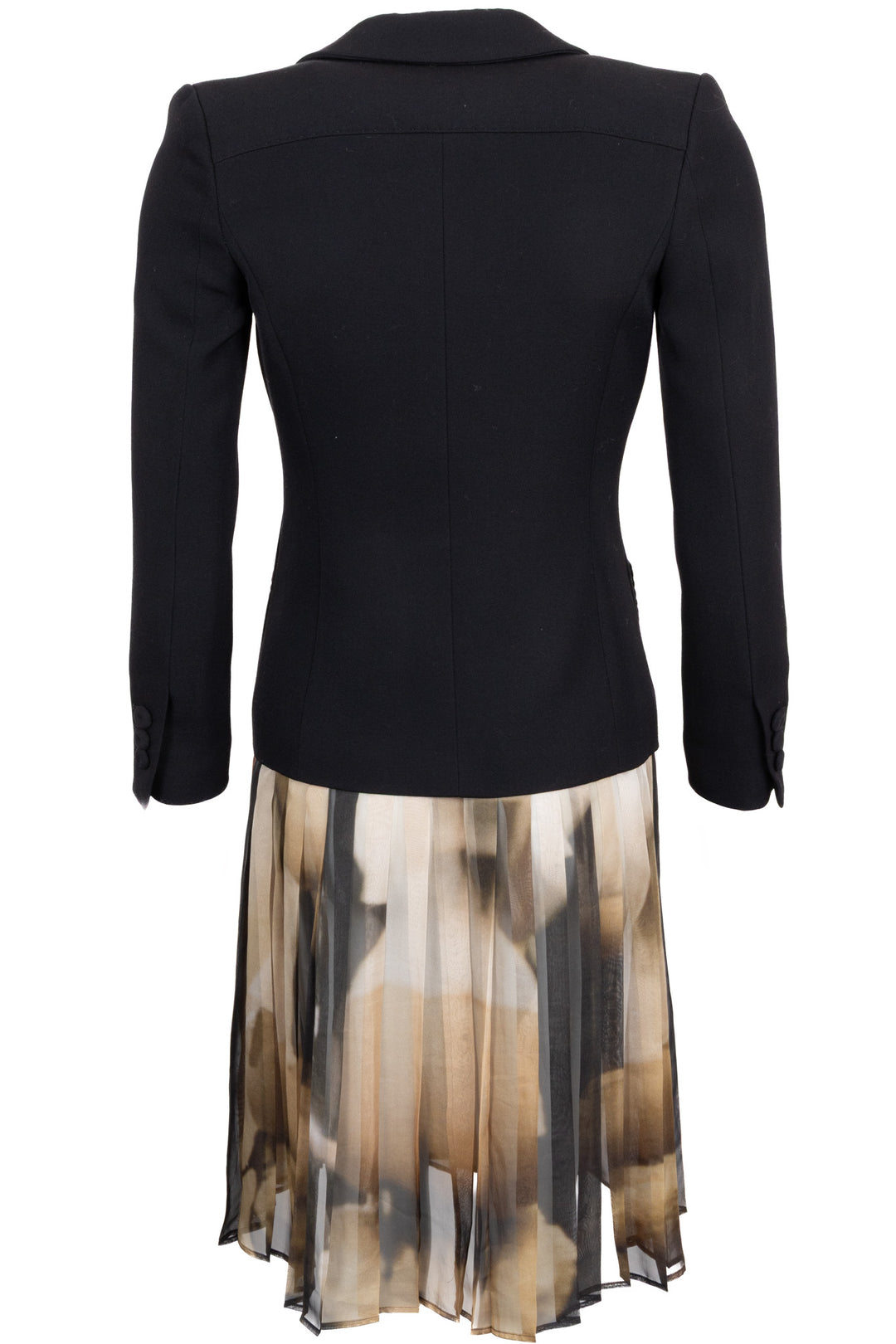 Robe blazer MOSCHINO en laine noir