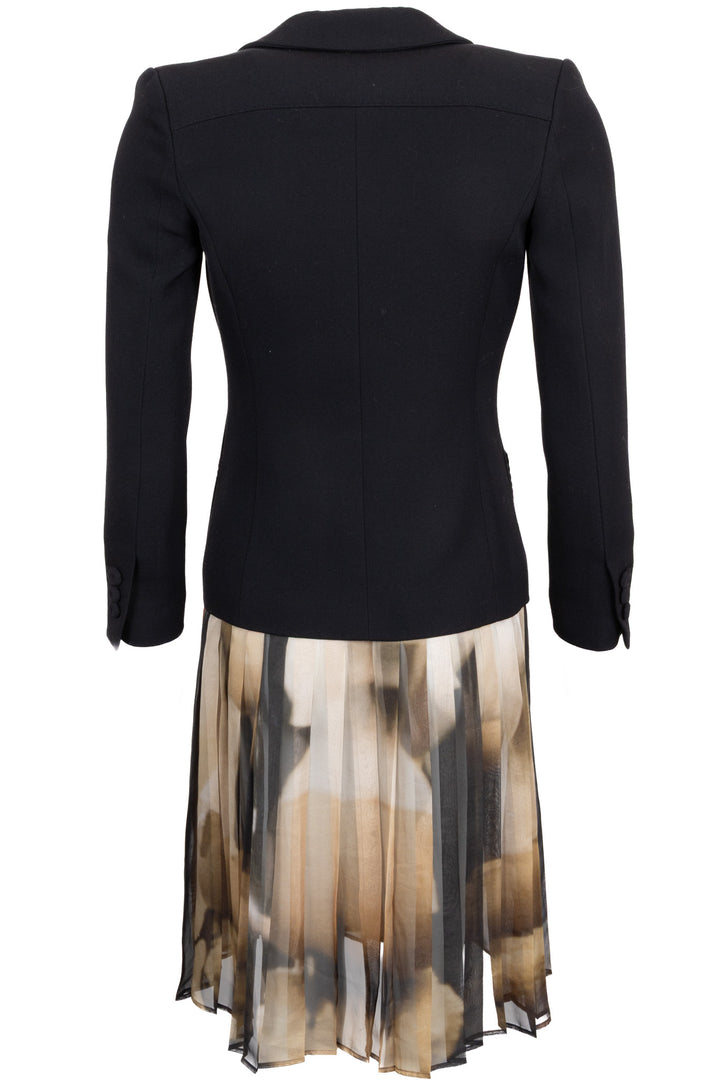 Robe blazer MOSCHINO en laine noir