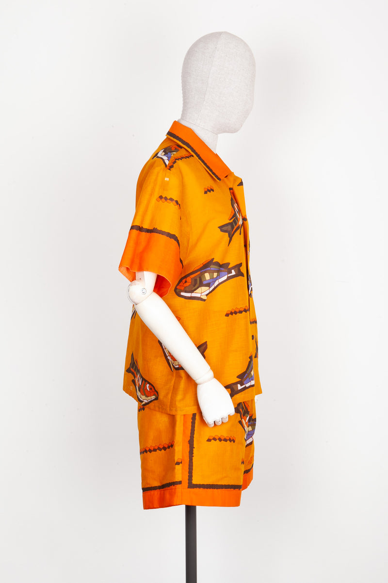 REAWAKE ATELIER Hermès Two Piece Cotton Pareo