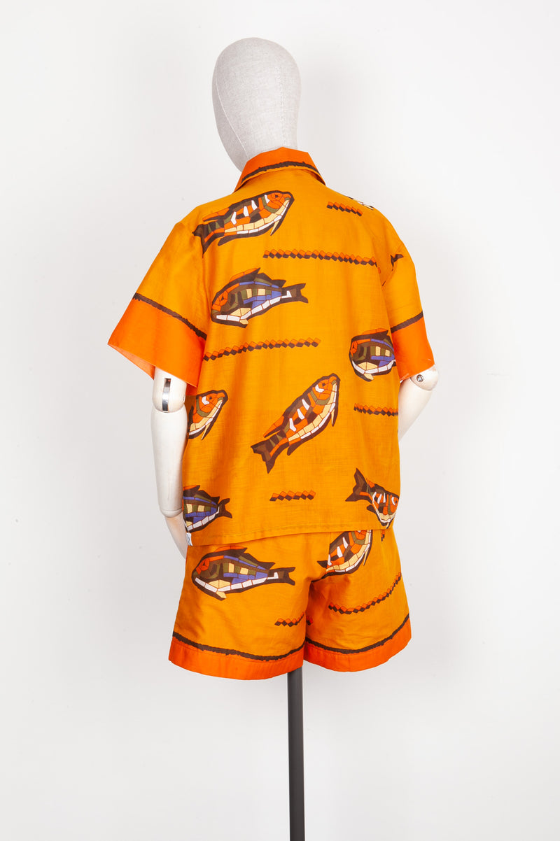 REAWAKE ATELIER Hermès Two Piece Cotton Pareo