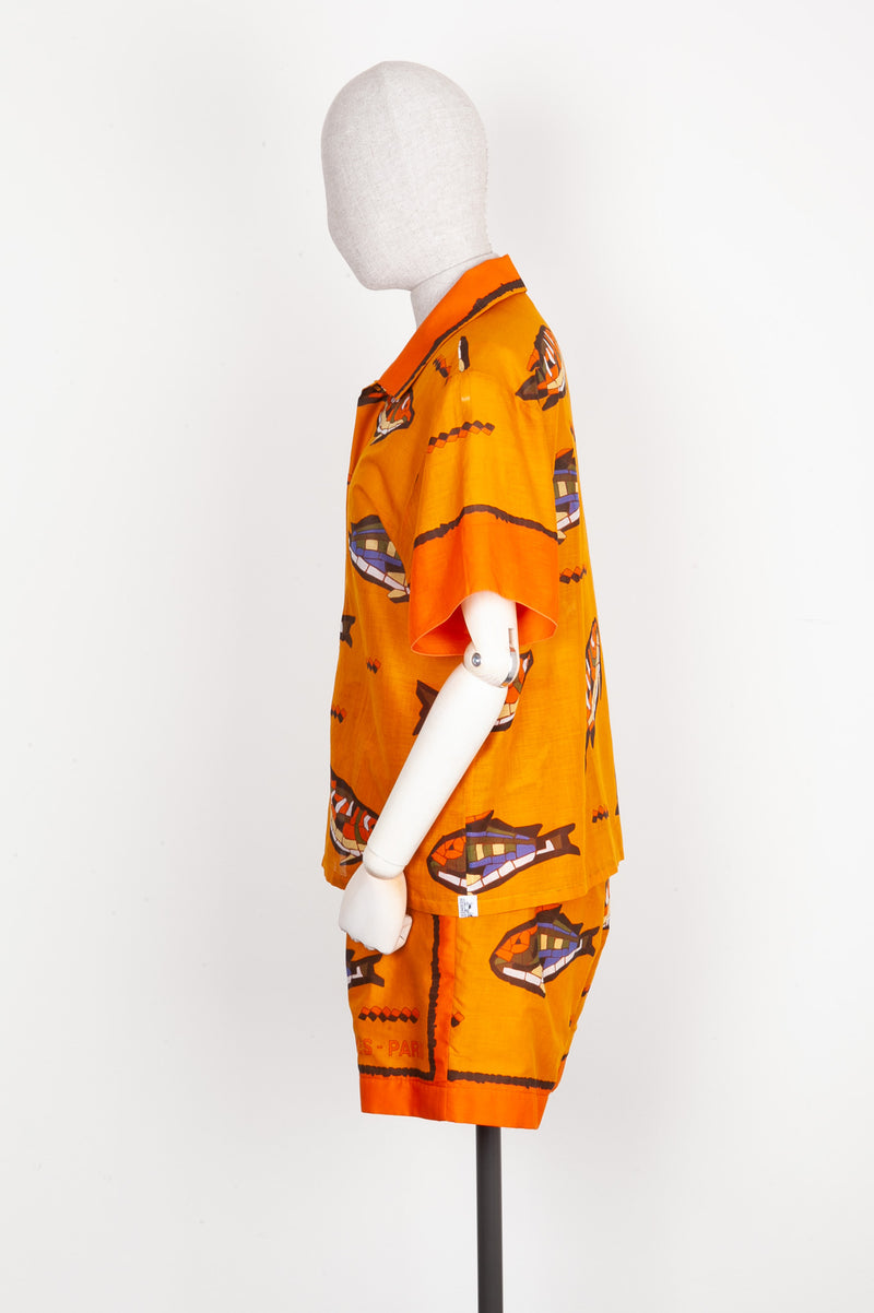 REAWAKE ATELIER Hermès Two Piece Cotton Pareo