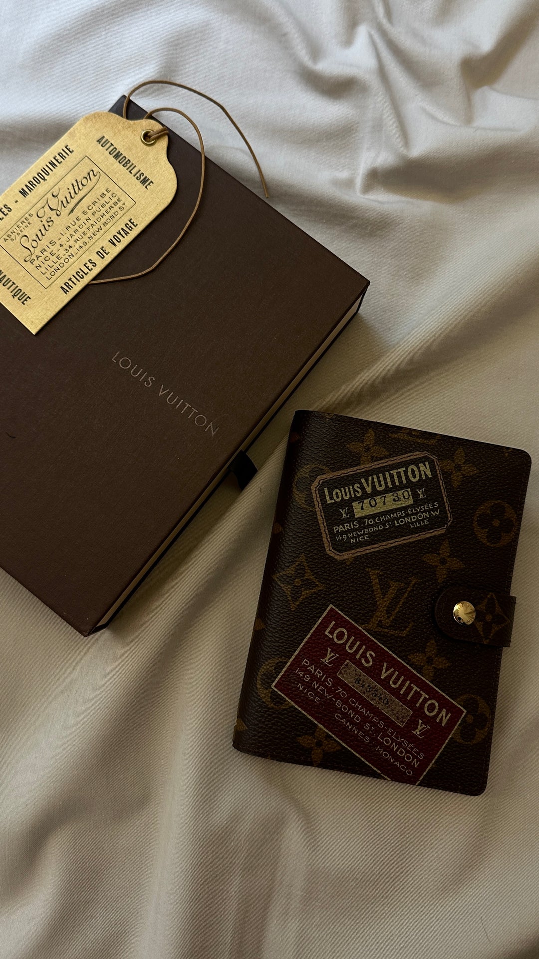 LOUIS VUITTON Trunk Agenda MNG Canvas