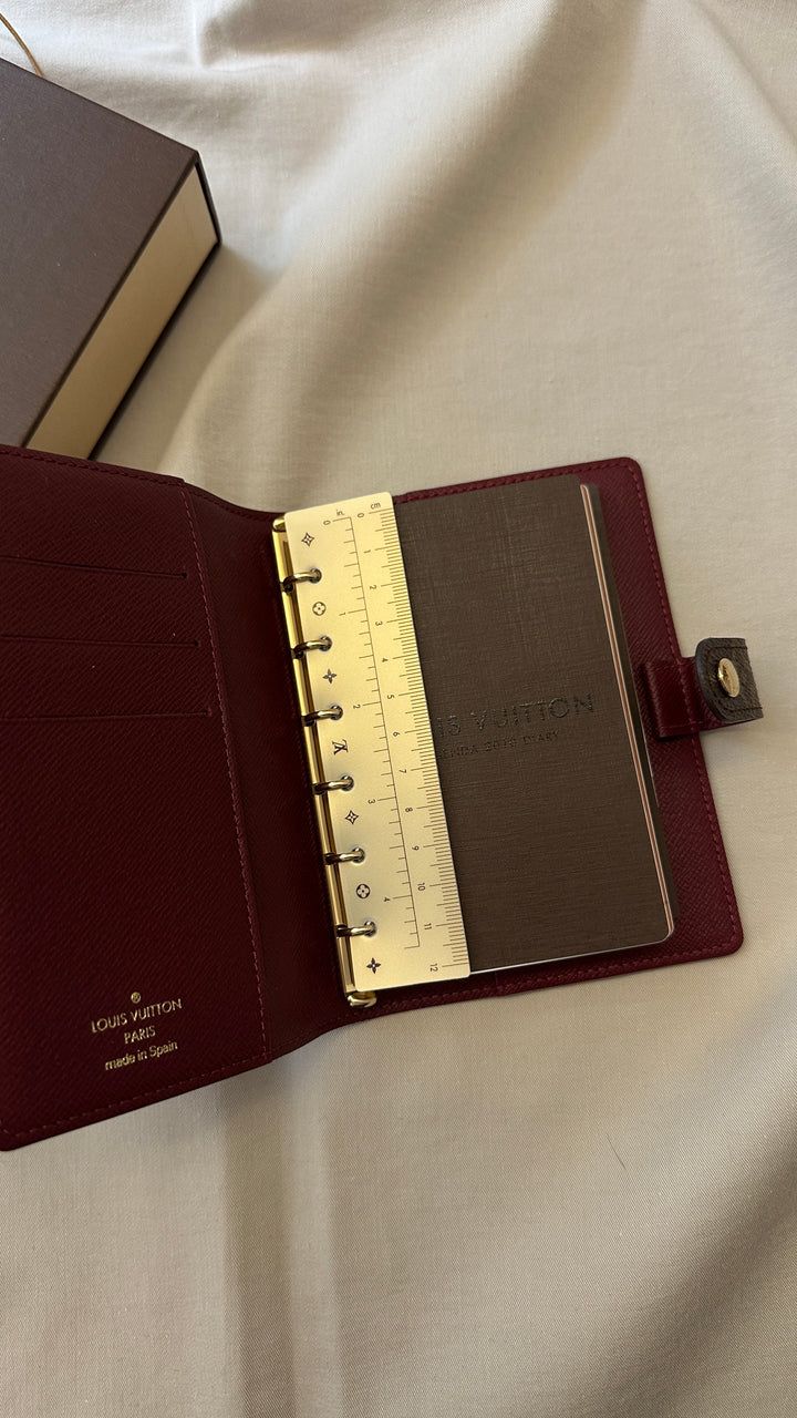 LOUIS VUITTON Trunk Agenda MNG Canvas