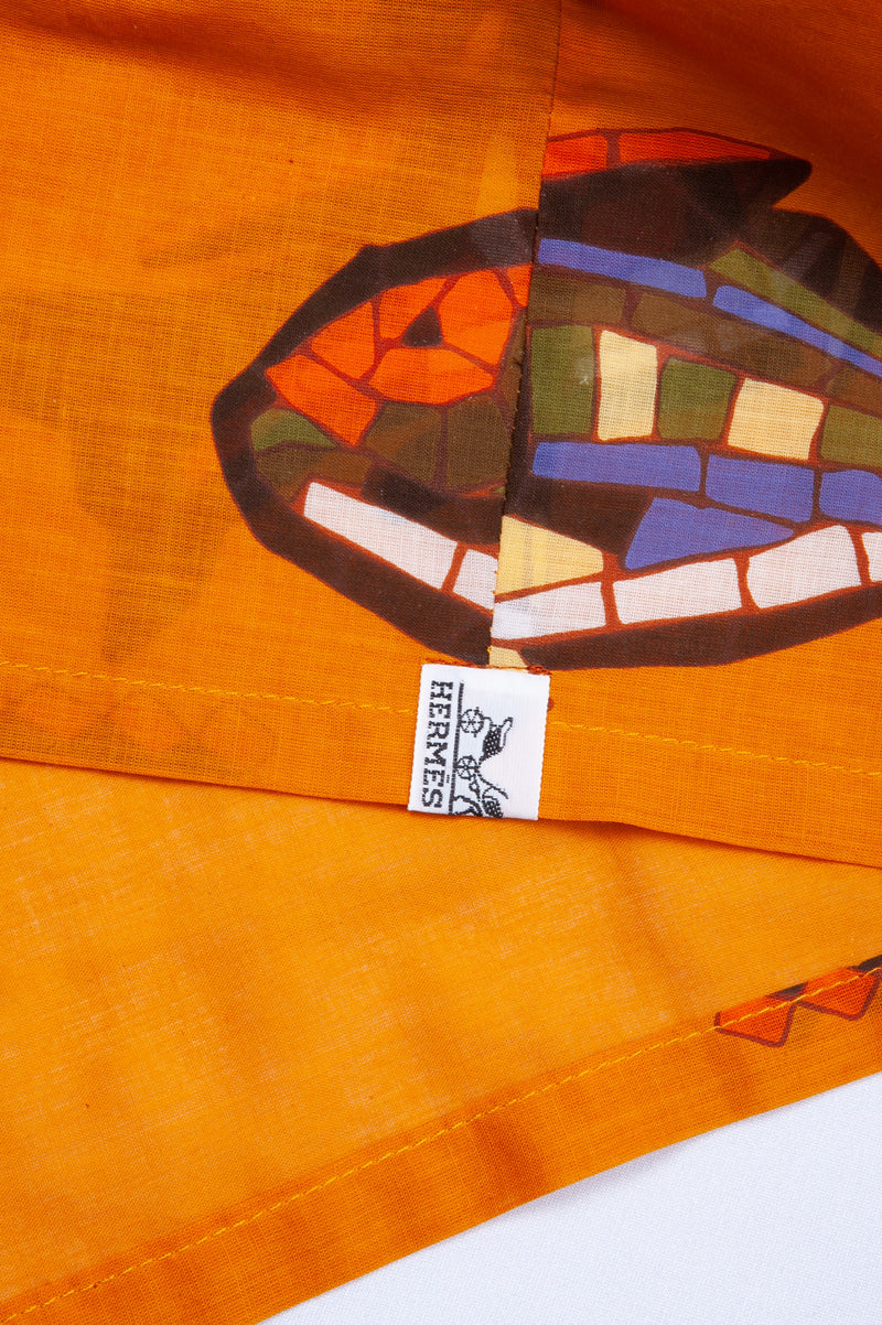 REAWAKE ATELIER Hermès Two Piece Cotton Pareo