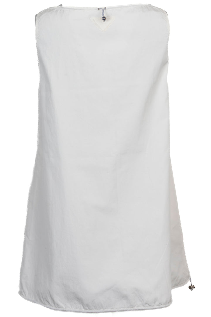 Robe courte PRADA blanche
