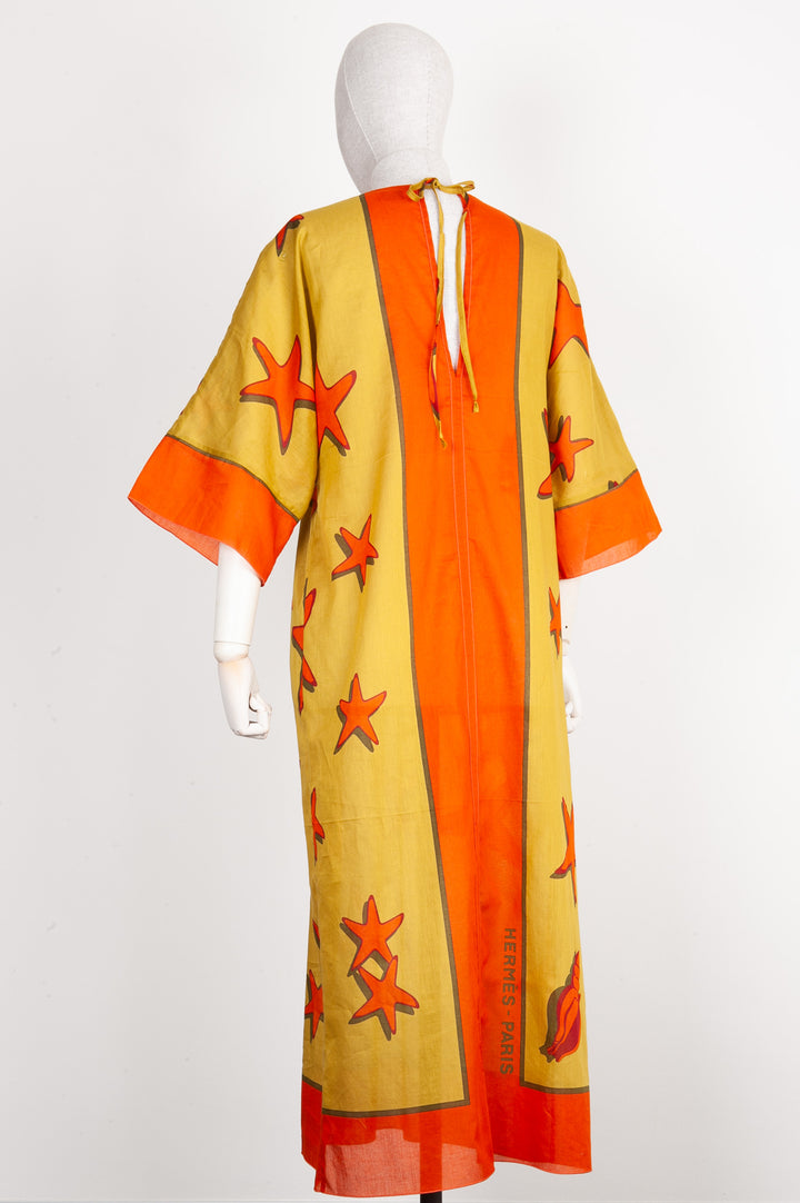 REAWAKE ATELIER Hermès Dress Cotton Starfish Pareo