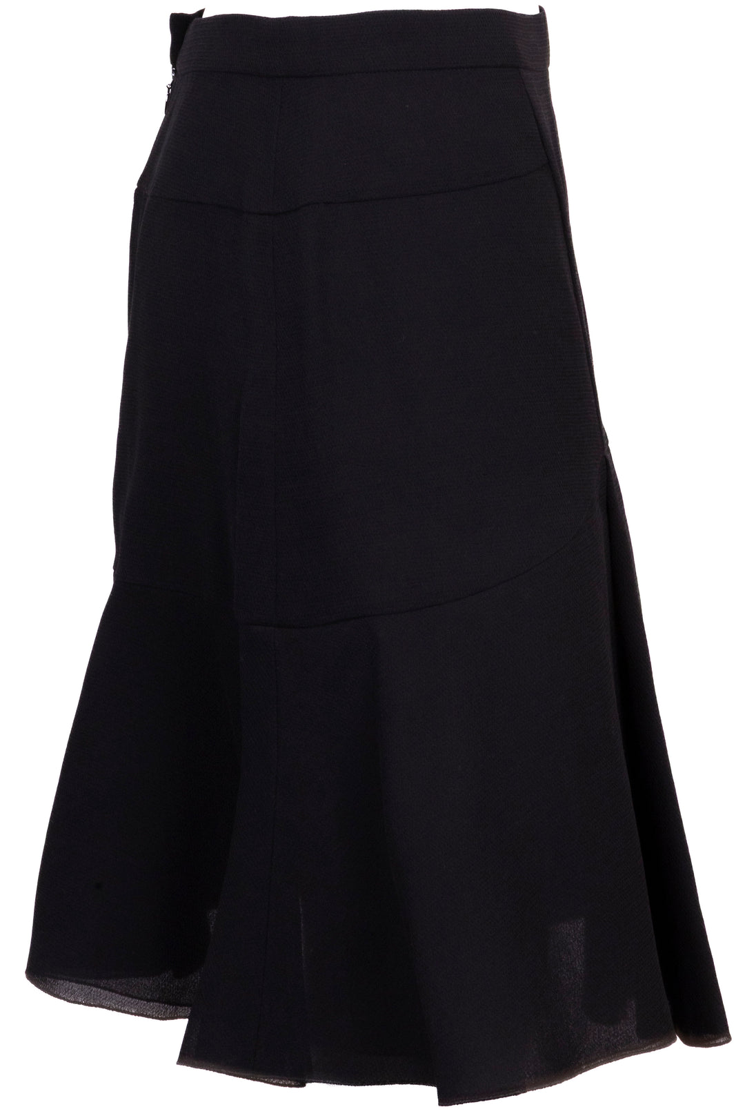 CHANEL Cigaline Midi Skirt Black
