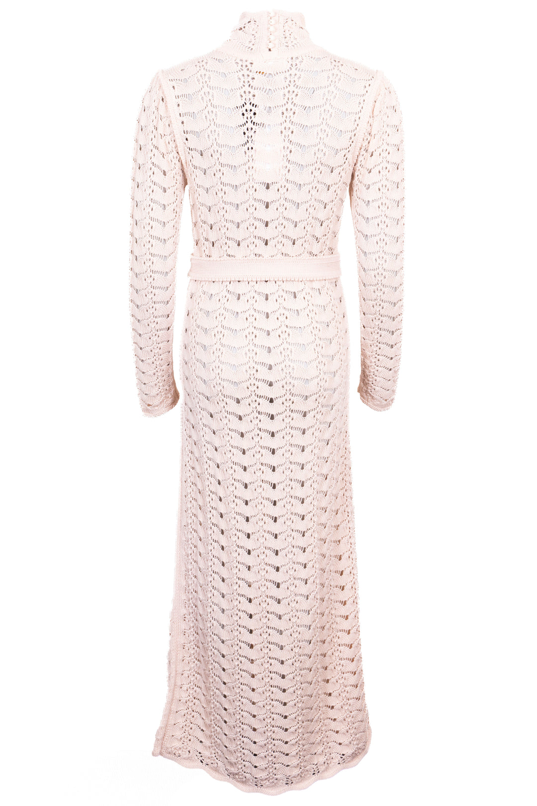 Robe longue en maille Concert ZIMMERMANN en laine beige