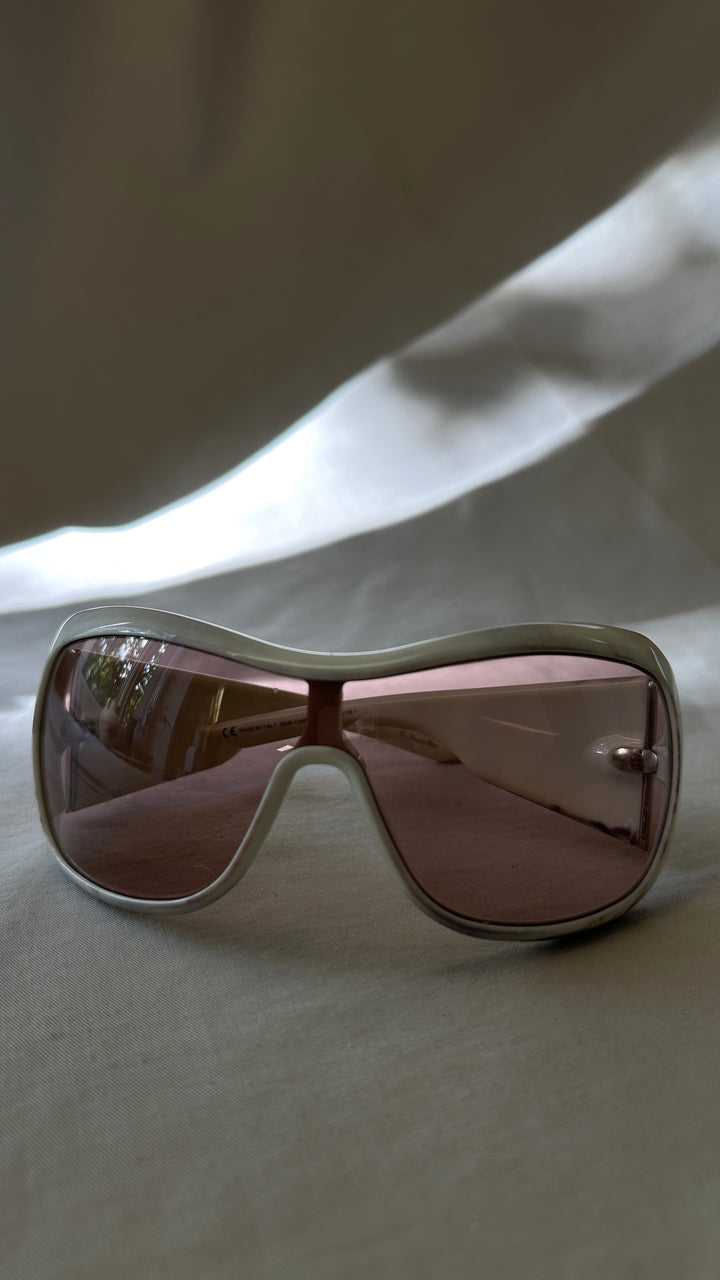 CHRISTIAN DIOR DiorCannage 1 Sunglasses White Pink