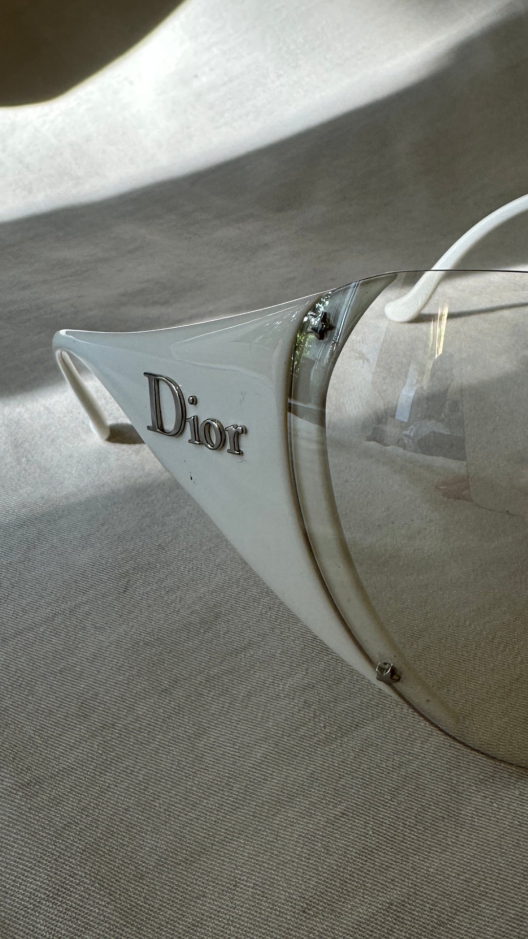CHRISTIAN DIOR Ski1 Shield Sunglasses White