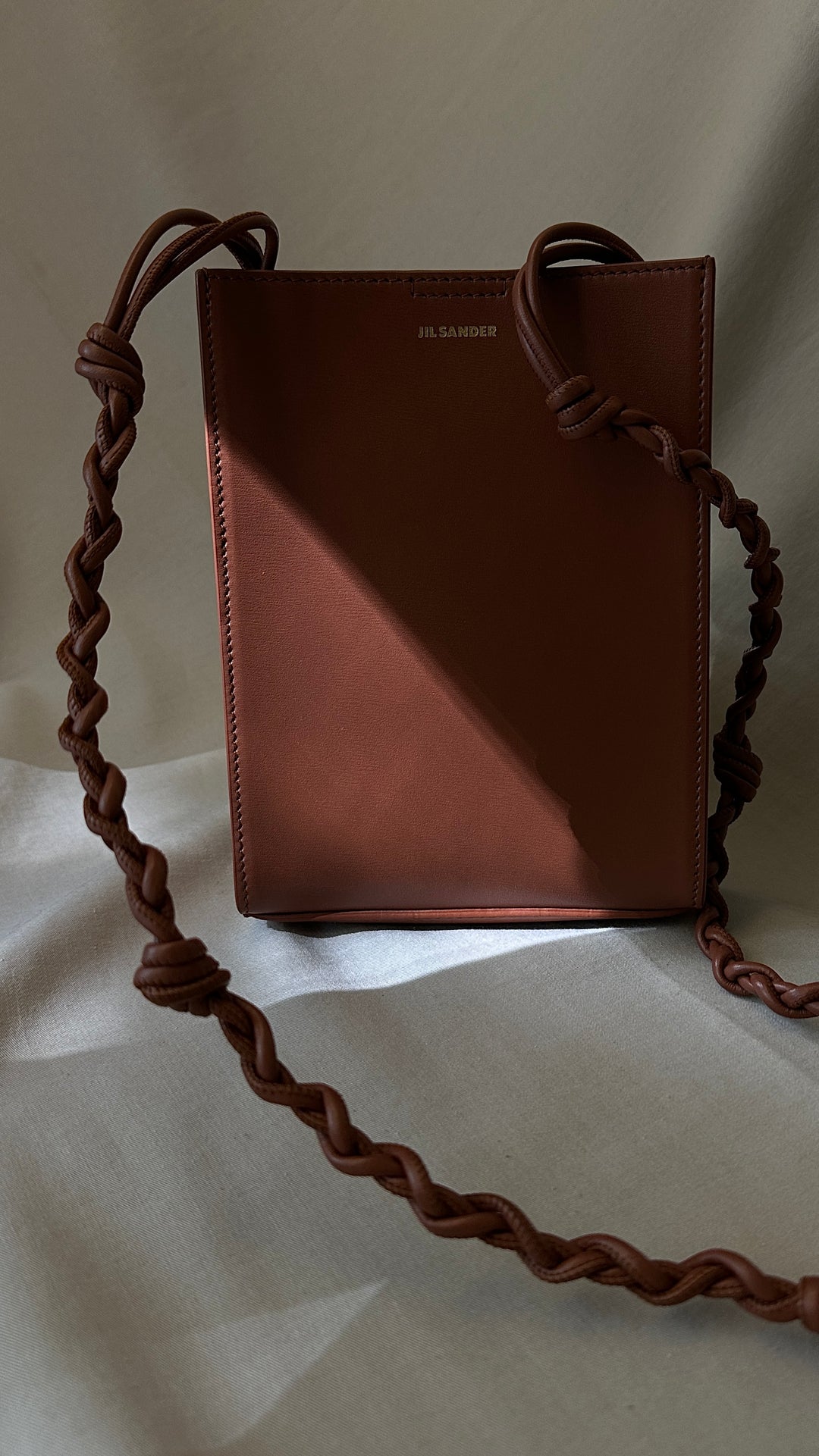 JIL SANDER Tangle S Crossbody Bag Brick