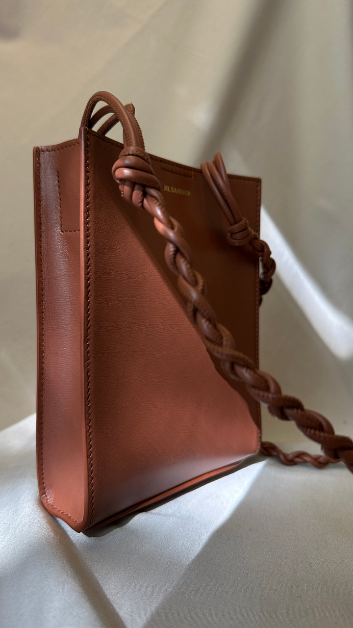JIL SANDER Tangle S Crossbody Bag Brick