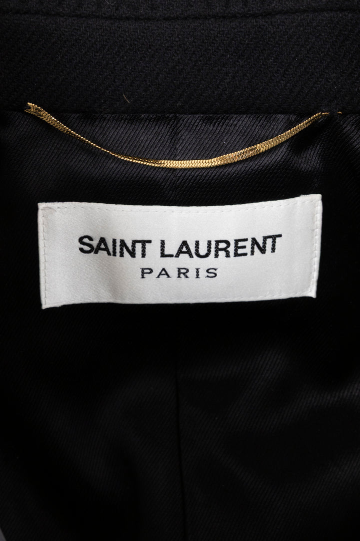 SAINT LAURENT 2019 Tailored Coat Wool Black