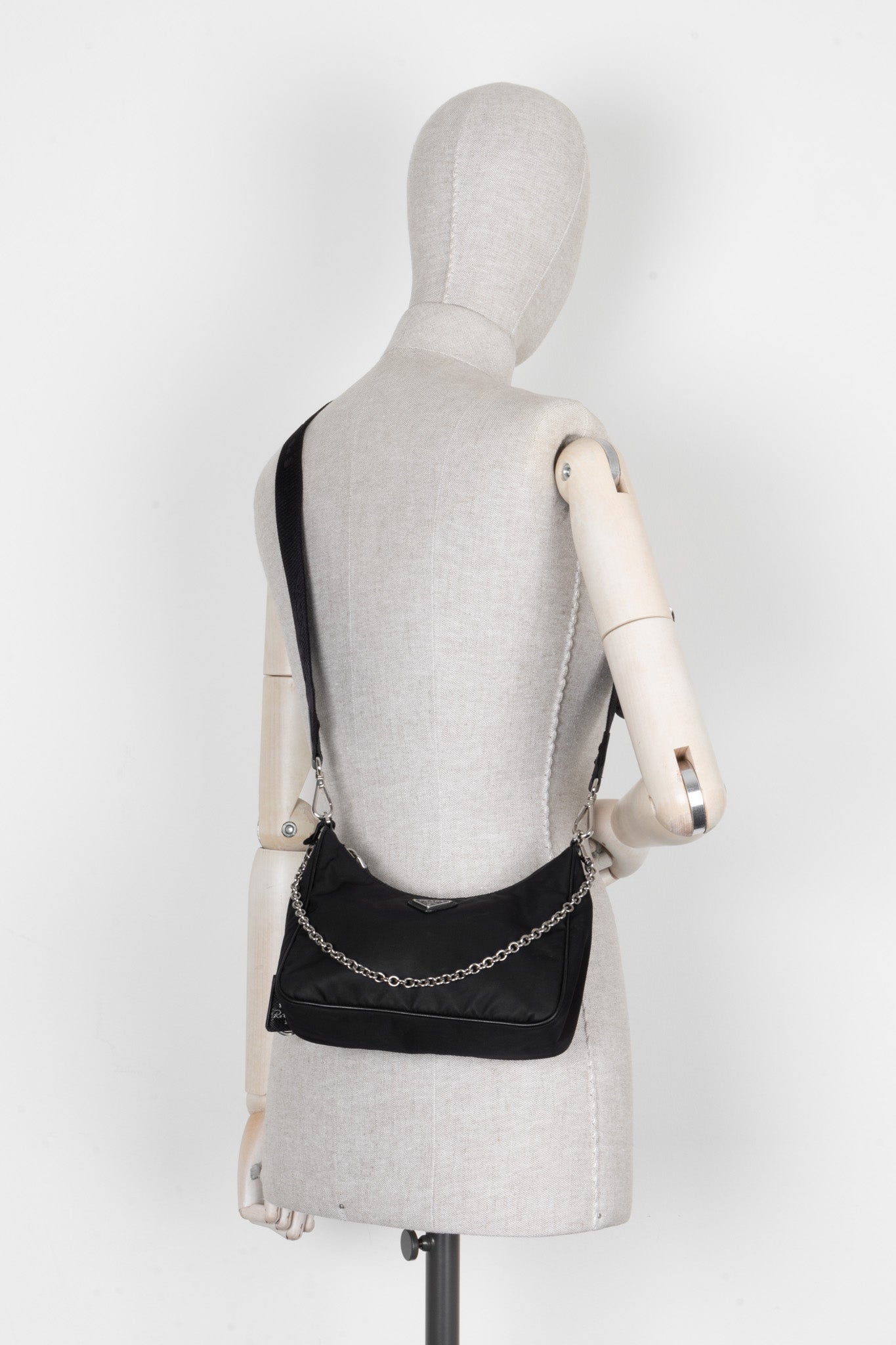 PRADA Re Edition 2005 Nylon Crossboy Bag Black – REAWAKE