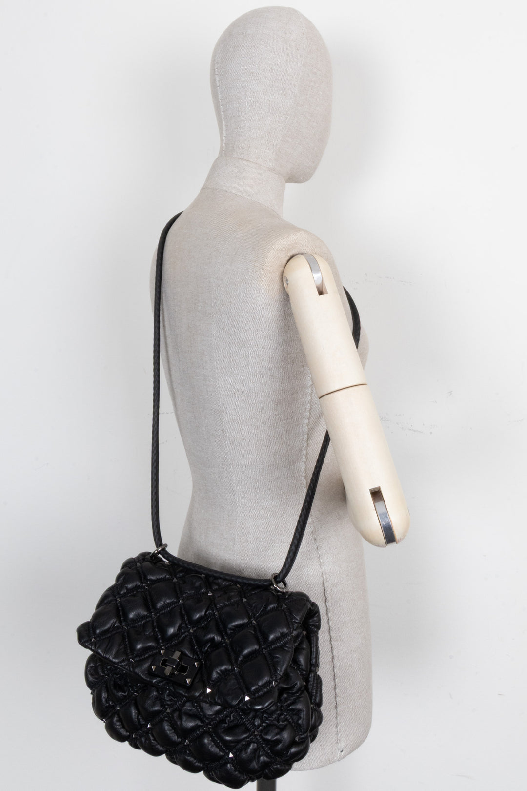 VALENTINO Rockstud Spike Bag Black