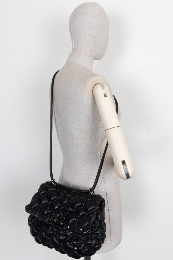 VALENTINO Rockstud Spike Bag Black