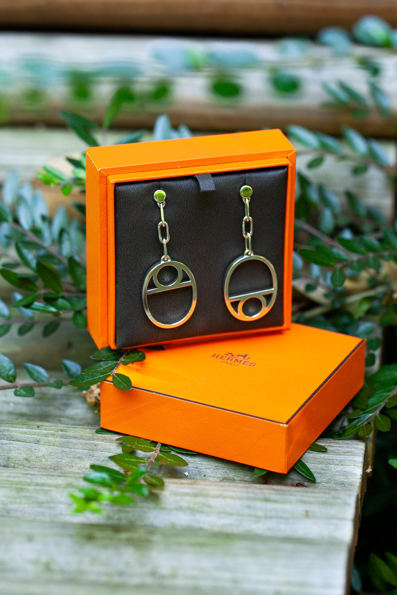 HERMÈS Chain D´Ancre Game Earrings