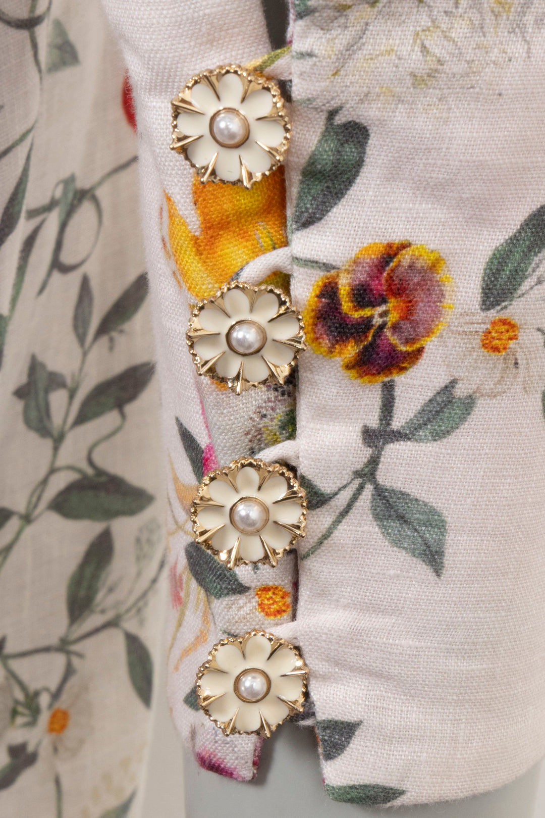 ZIMMERMANN Flower Print Maxi Dress Multicolor White